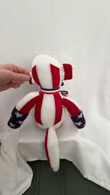 Patriotic Sock Monkey Plush Toy July 4th Independence Day - Image 2
