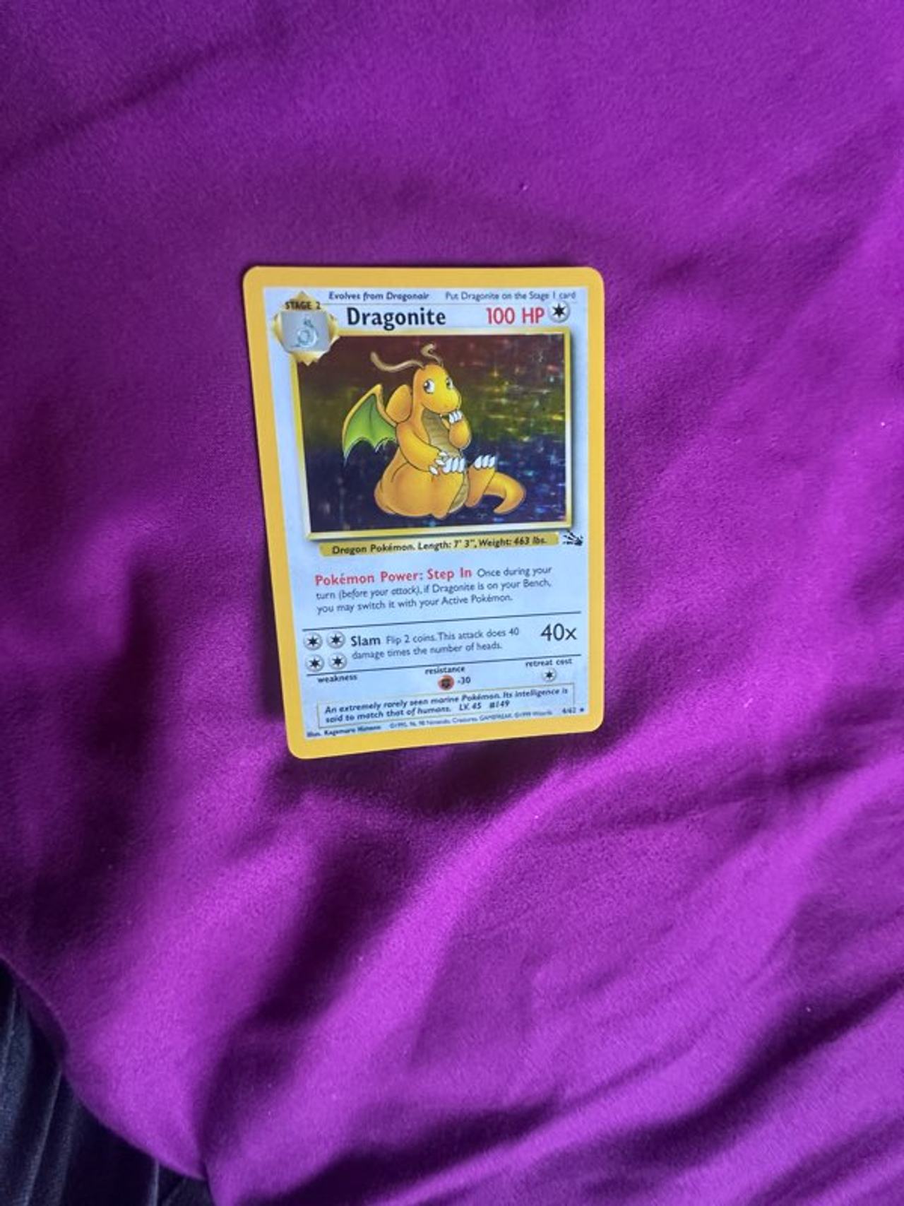 Dragonite Pokémon Card