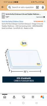 I have 3 New  Crib & Toddler Mattresses for sale. - Image 1