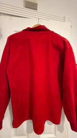 Polo Ralph Lauren Red Quarter-Zip Fleece Sweatshirt Large  - Image 3