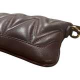 Valentino Brown Quilted Crossbody Handbag - Image 7