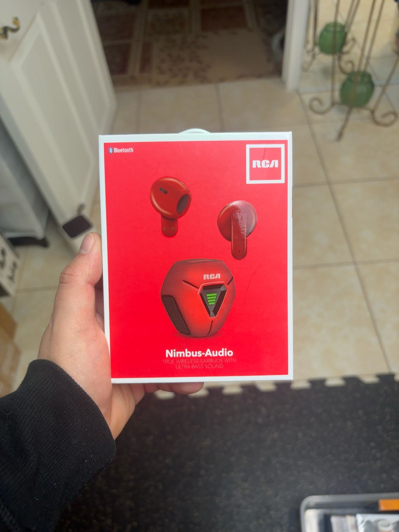 RCA Wave-78 True Wireless Earbuds Red
