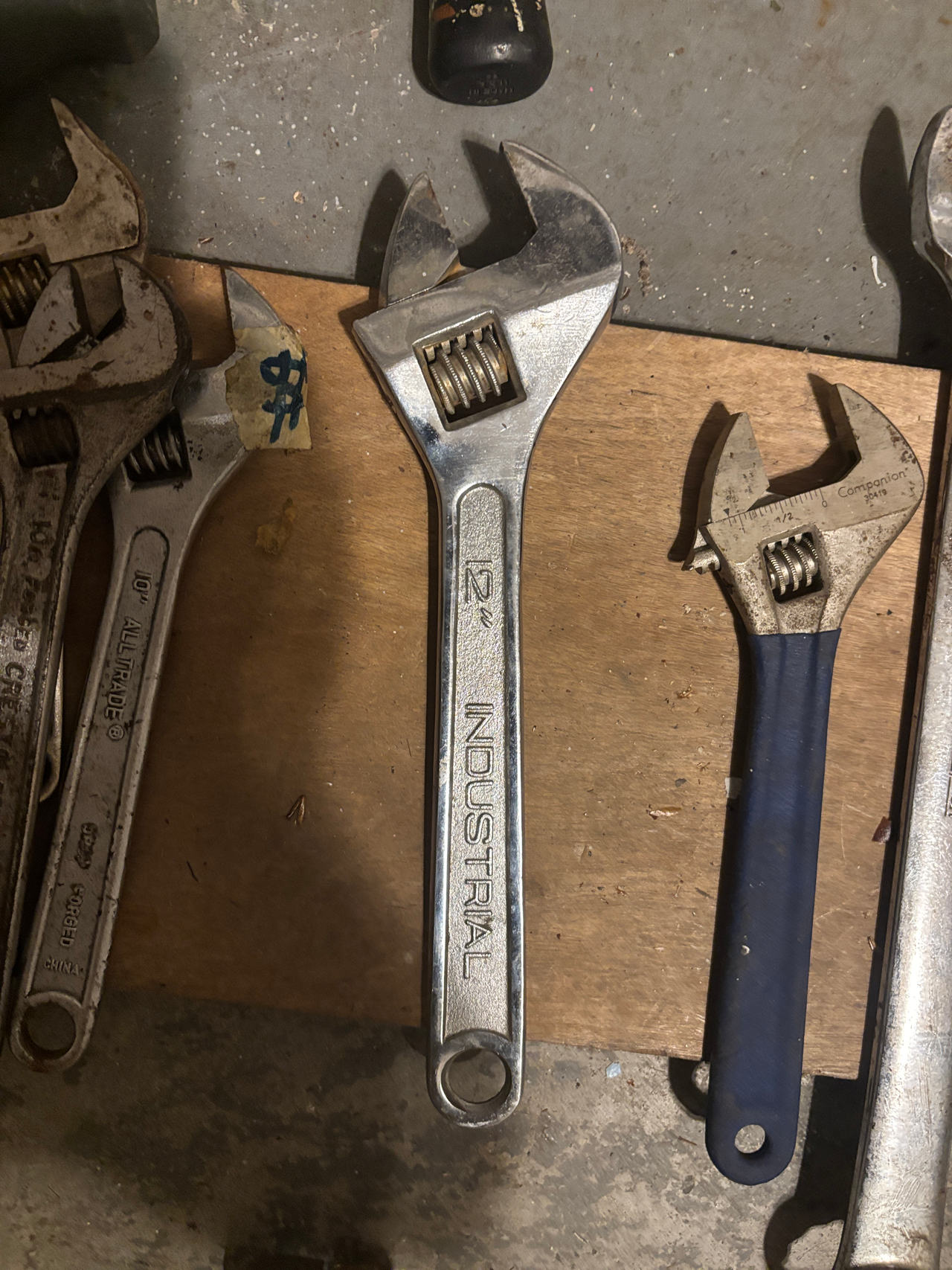 Industrial 12" Adjustable Wrench