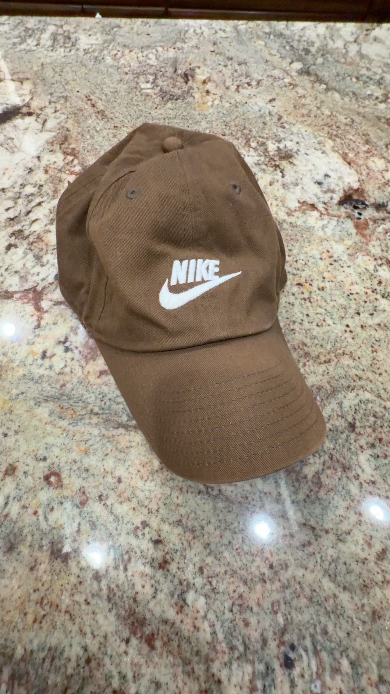 Nike Club Unstructured Futura Wash Cap Brown