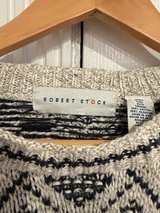 Robert Stock Vintage Snowflake Sweater Large  - Image 3