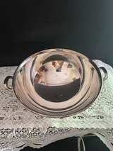 Vintage Silver Plated Footed Serving Bowl with Handles - Image 4