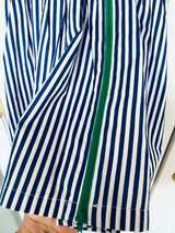 Doe a Dear Girls Blue and White Striped Dress size 4 Boutique - Image 4