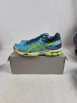 ASICS GEL-Nimbus 16 Turquoise/Sharp Green/Navy size 9.5 worn very few times - Image 5