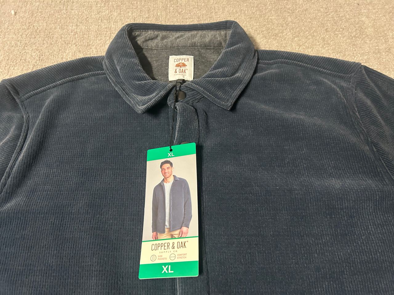 Copper & Oak Supply Co. Corduroy Full Button up Jacket