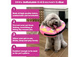 Inflatable Dog Cone, Size Medium Soft Adjustable Blow up Donut Collar - Image 7