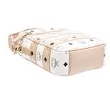 MCM Visetos Stark Crossbody Bag White/Tan - Image 3