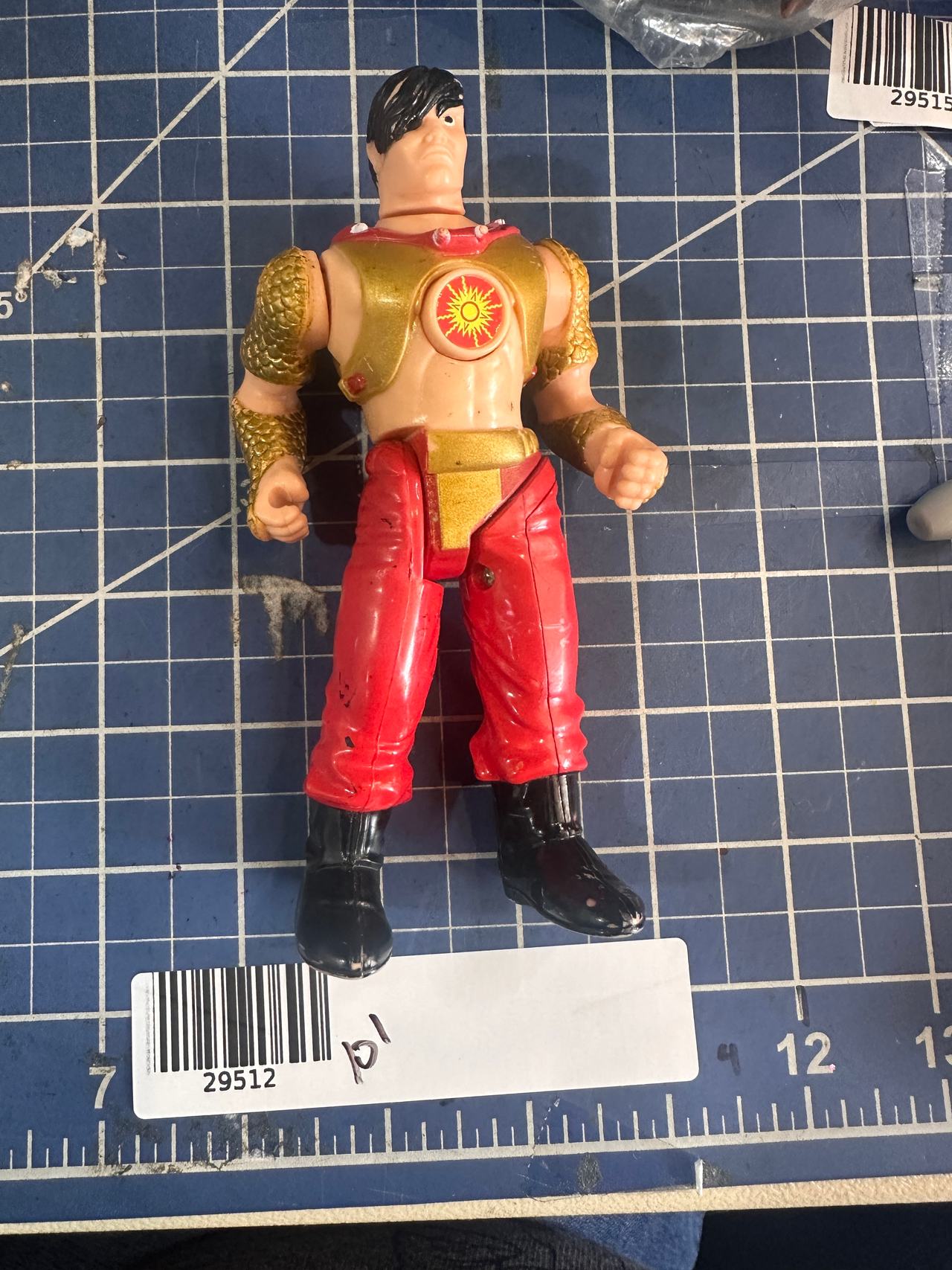Karate Fighters SUN WARRIOR vtg 1995 action figure 101 29512