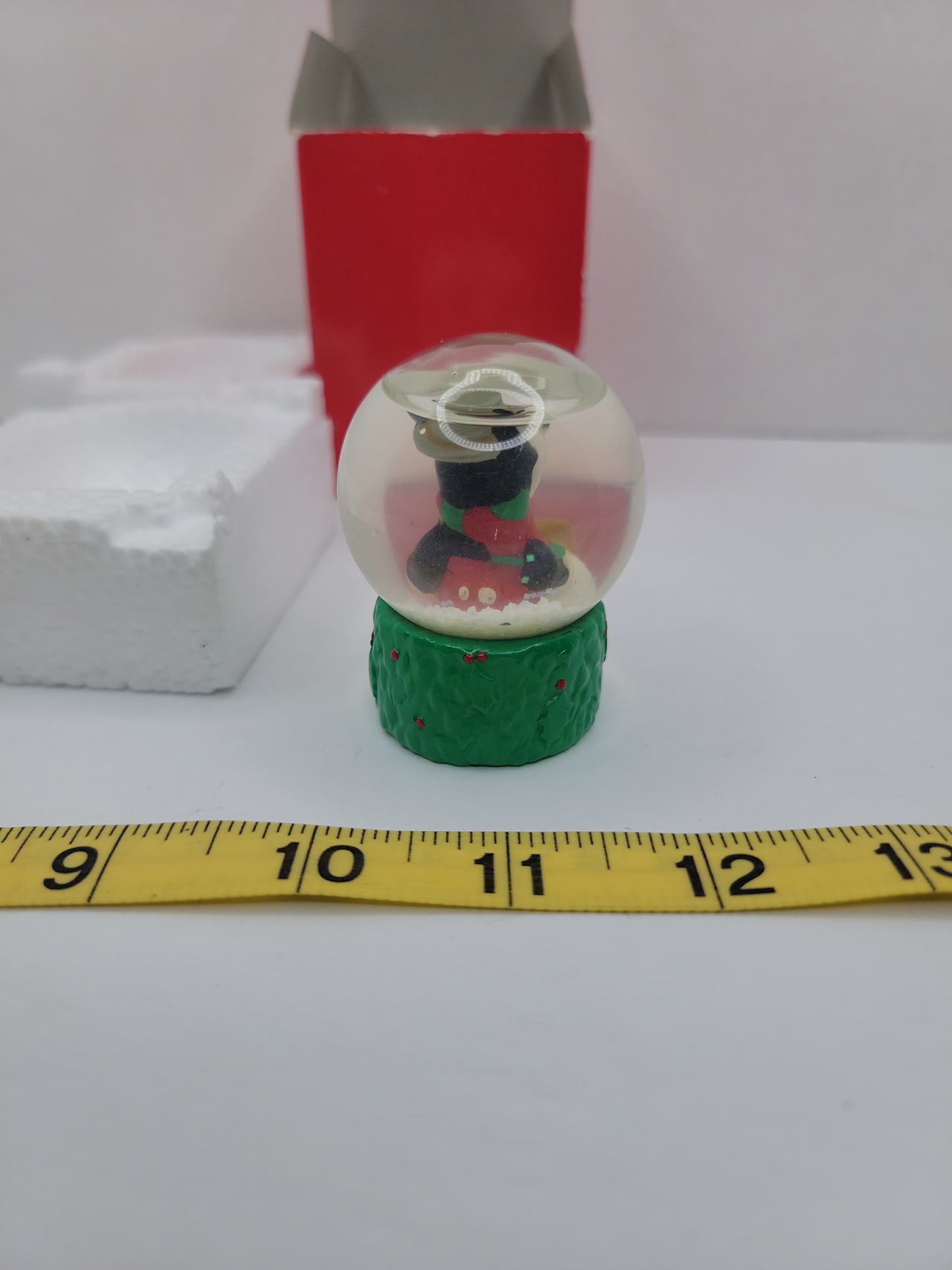 Disney Mickey Mouse 2005 Holiday Mini Snow Globe