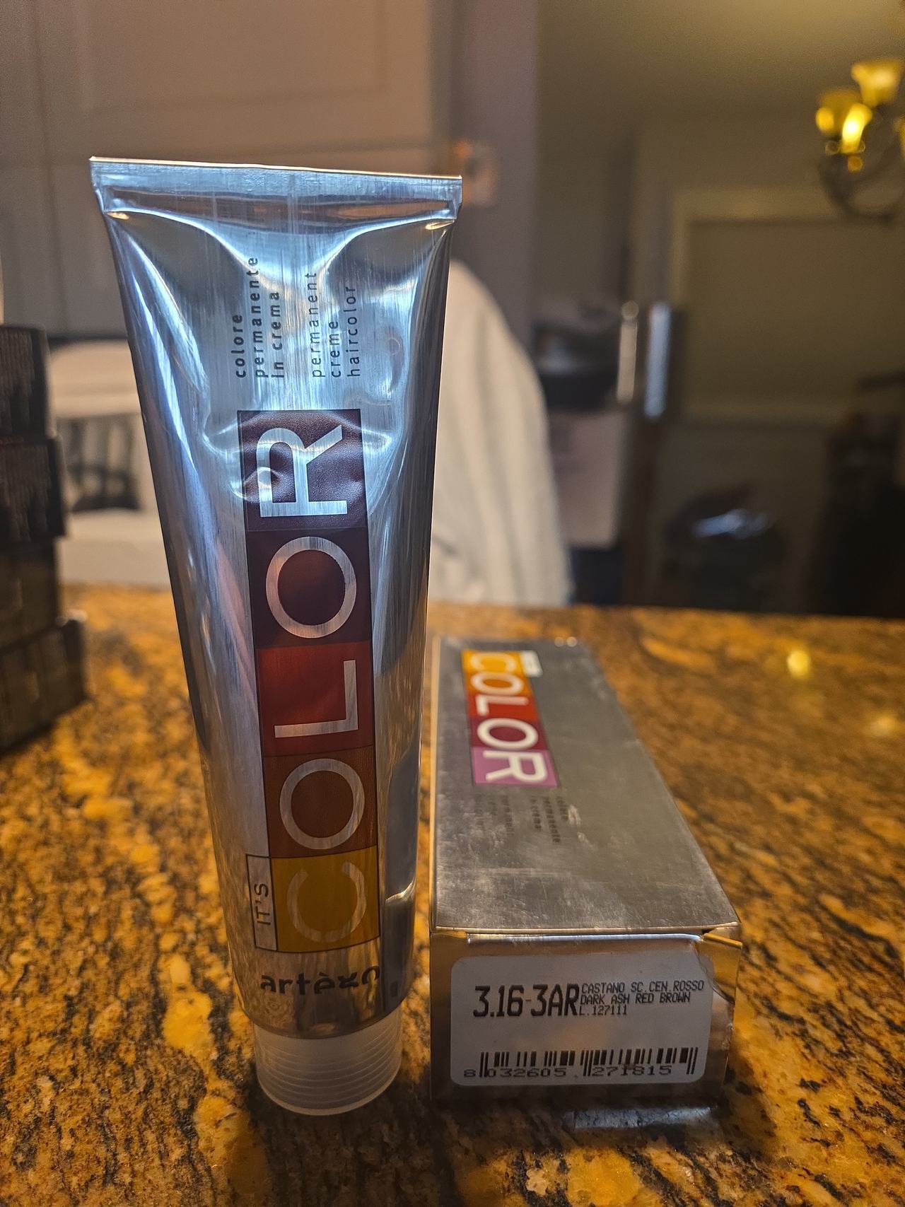 Artego It's Color Permanent Hair Color 3.16 3AR Dark Ash Red Brown