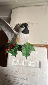 Lenox Garden Bird Collection Chickadee Porcelain Figurine - Image 3
