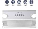 Ciarra 20 in. 450 CFM Ducted Insert Range Hood in Stainless Steel - Brand New - Image 2