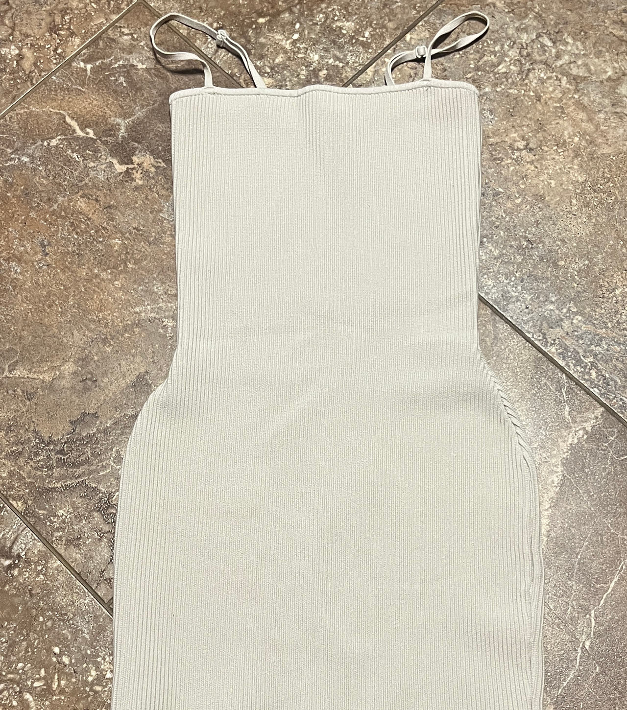 Babaton ribbed stretchy bodycon dress xs