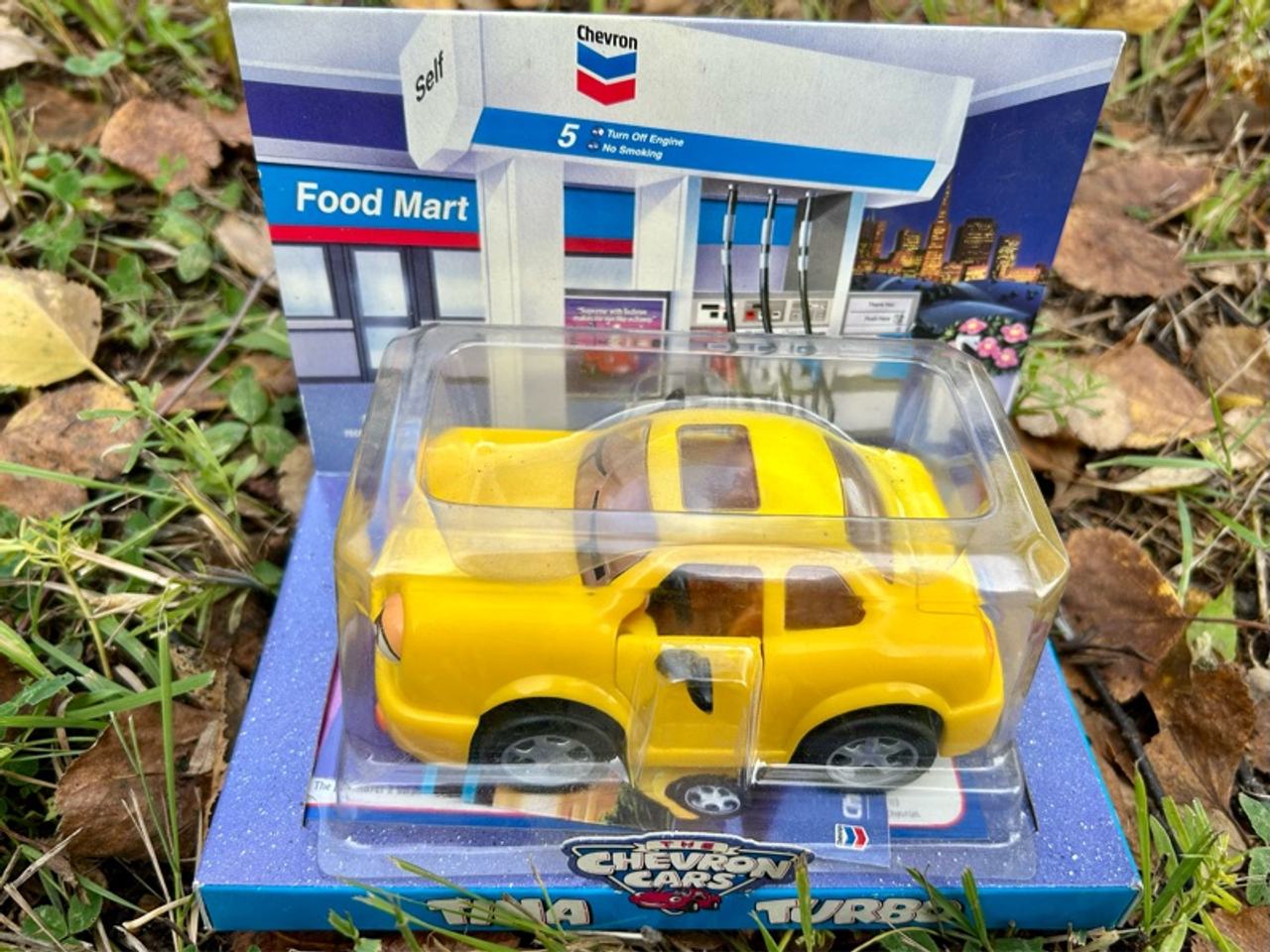 Chevron Cars Tina Turbo Yellow Collectible Car