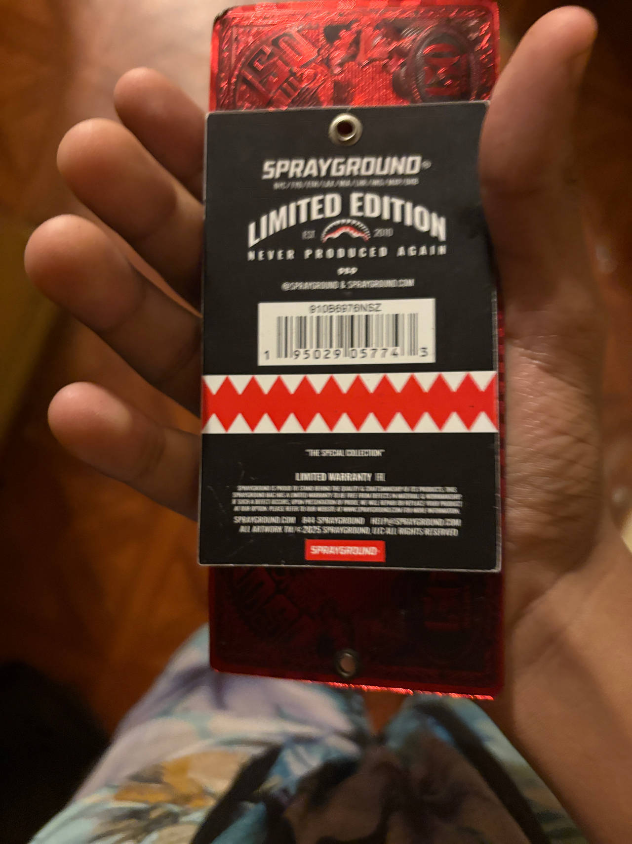 Sprayground Limited Edition Bag