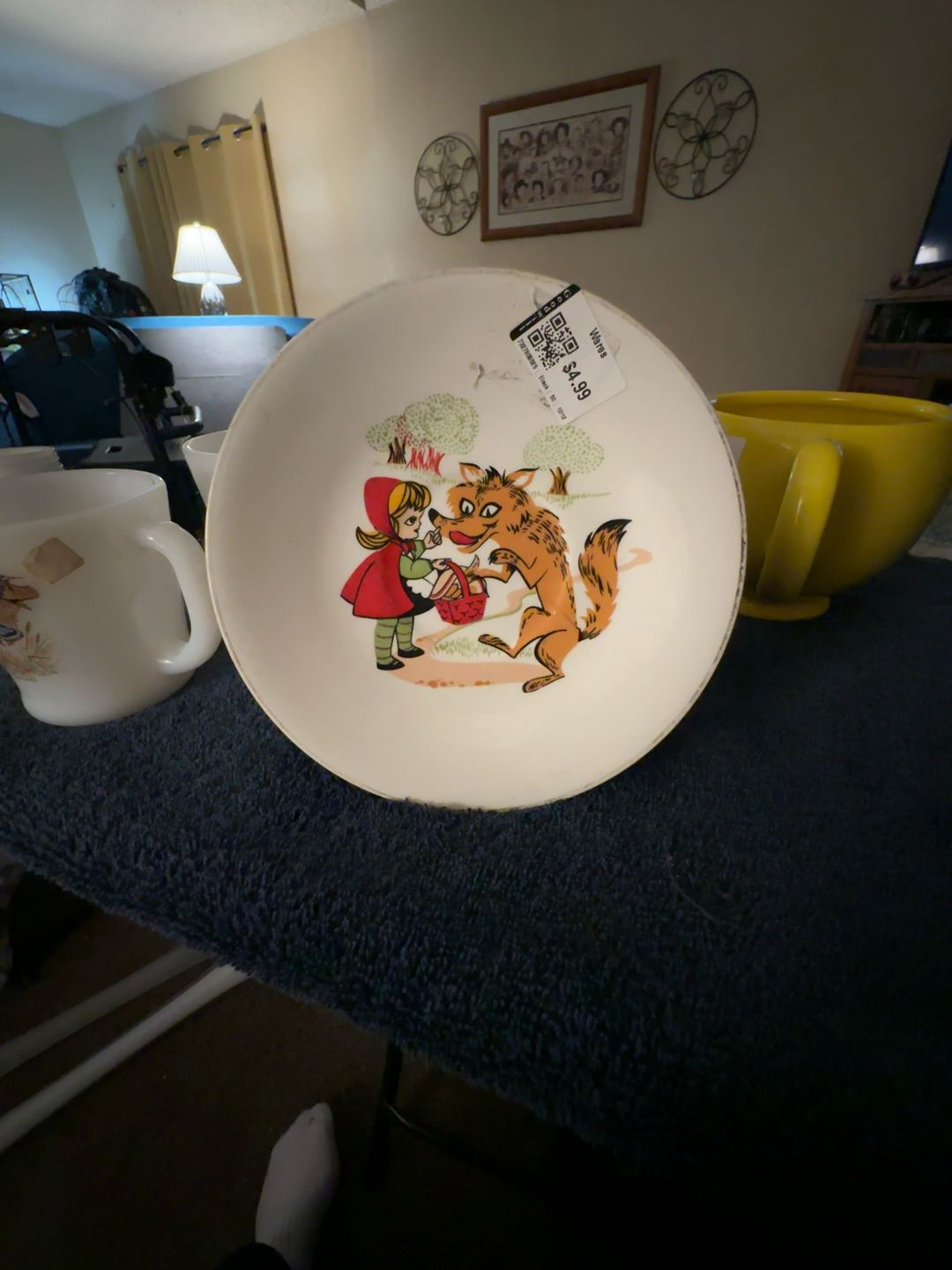 Taylor Smith & Taylor Little Red Riding Hood Child's Plate