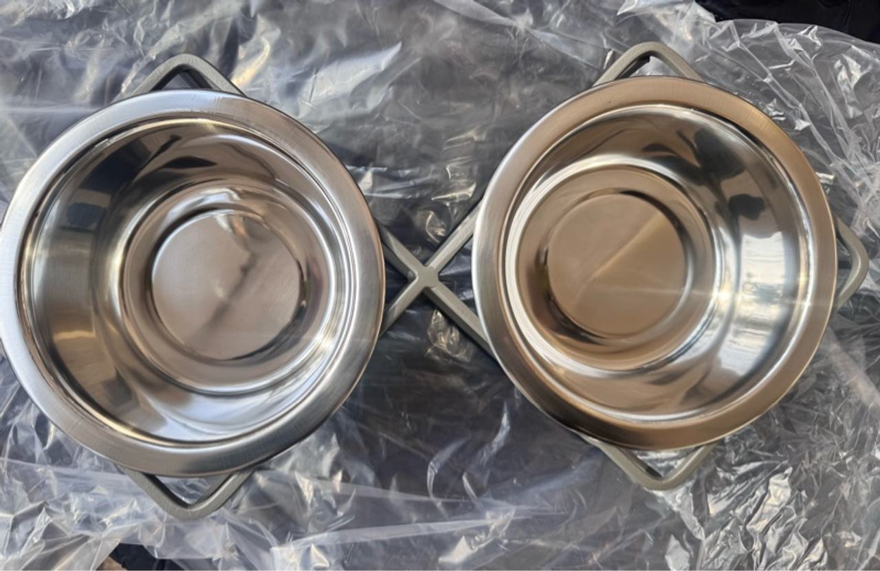Elevated Raised Dog Bowl Set - New in Box