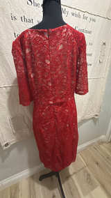 Jax Red Lace Dress - Image 2