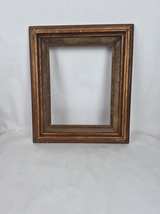 Vintage Frameco, S.A. Gilt Wood Picture Frame with Linen Liner, 8x10 photo - Image 2