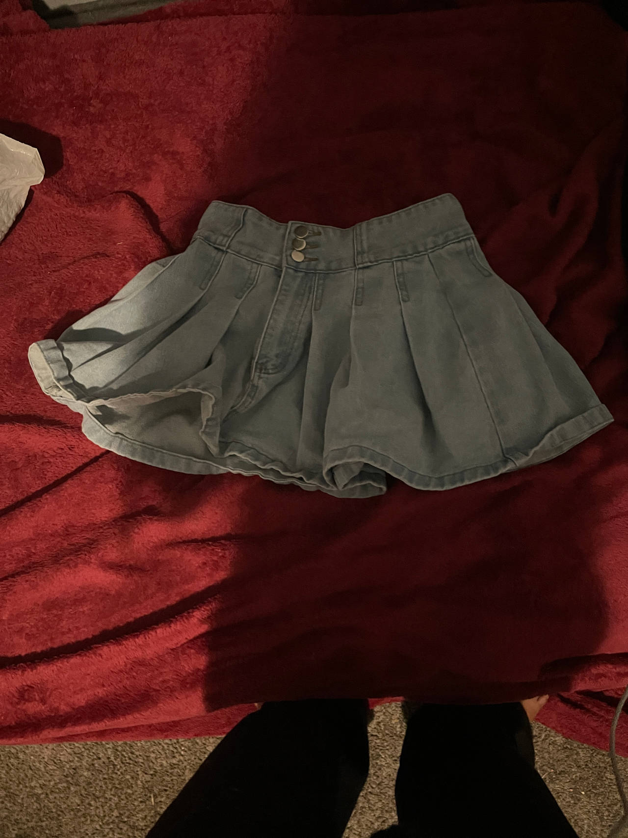 Denim Skort