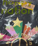 NEW Happy Nation Peace Star Graphic crew neck sweatshirt XL (14/16) - Image 1