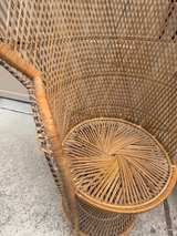 Vintage Wicker Peacock Chairs (Pair) - Image 2
