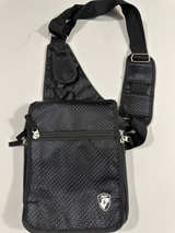 Heys Travel Crossbody Bag Anti Theft Shoulder Bag Black Organizer Pouch - Image 1