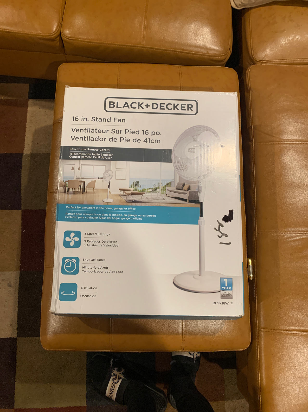 BLACK+DECKER 16 in. Stand Fan
