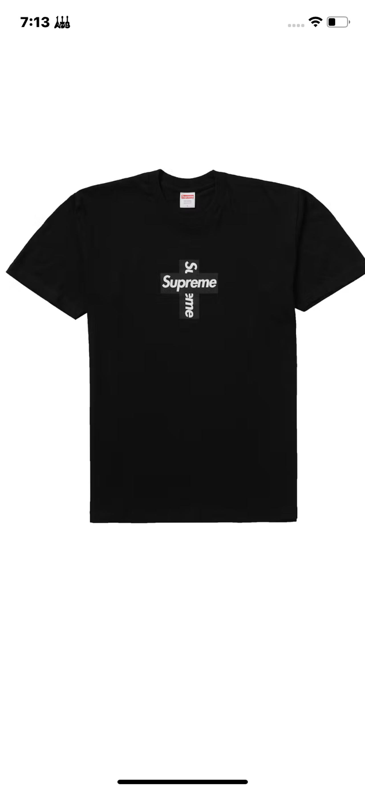 Supreme Cross Box Logo Tee