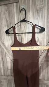 Small Wildflower Cases WILO Ribbed Flare Jumpsuit Brown - Image 5