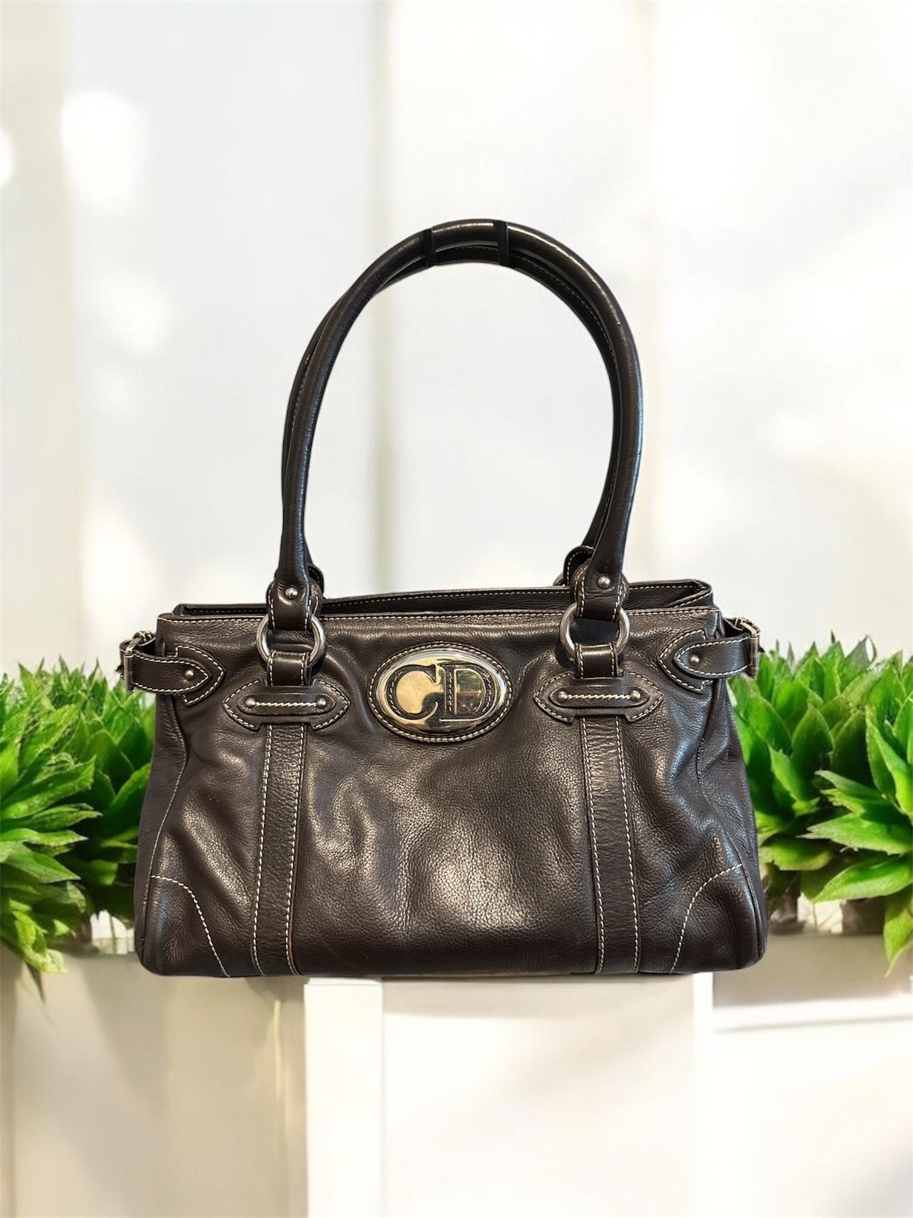 Christian Dior Leather Handbag