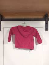 Gap Kids Pink Argyle Zip-Up Hooded Sweater - Image 1