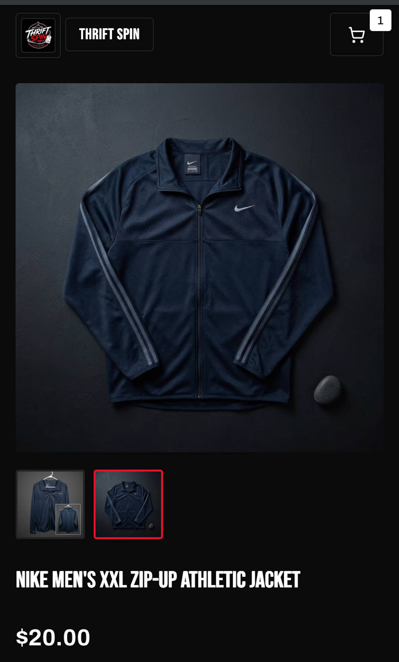 Nike Men's Zip-Up Athletic Jacket