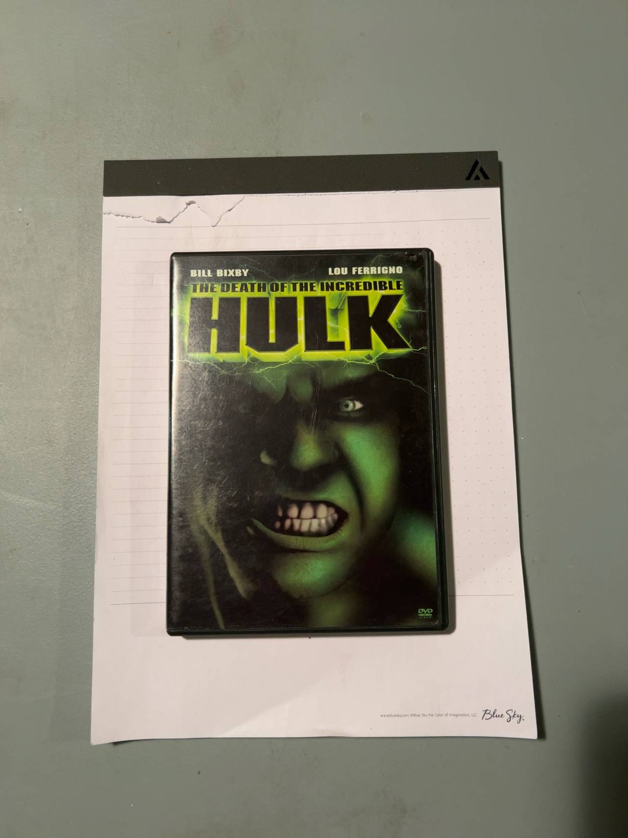 Marvel The Death of the Incredible Hulk DVD