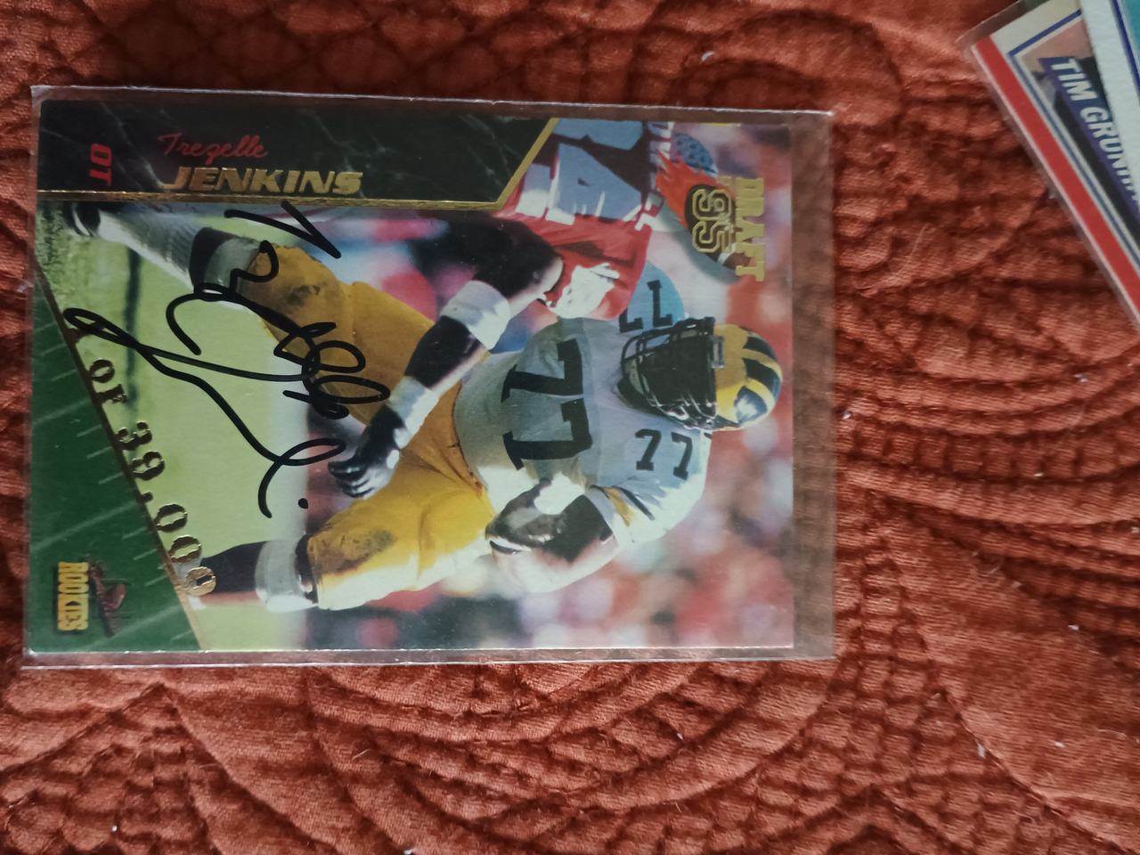 1995 Classic Draft Picks Tregille Jenkins Autograph #95