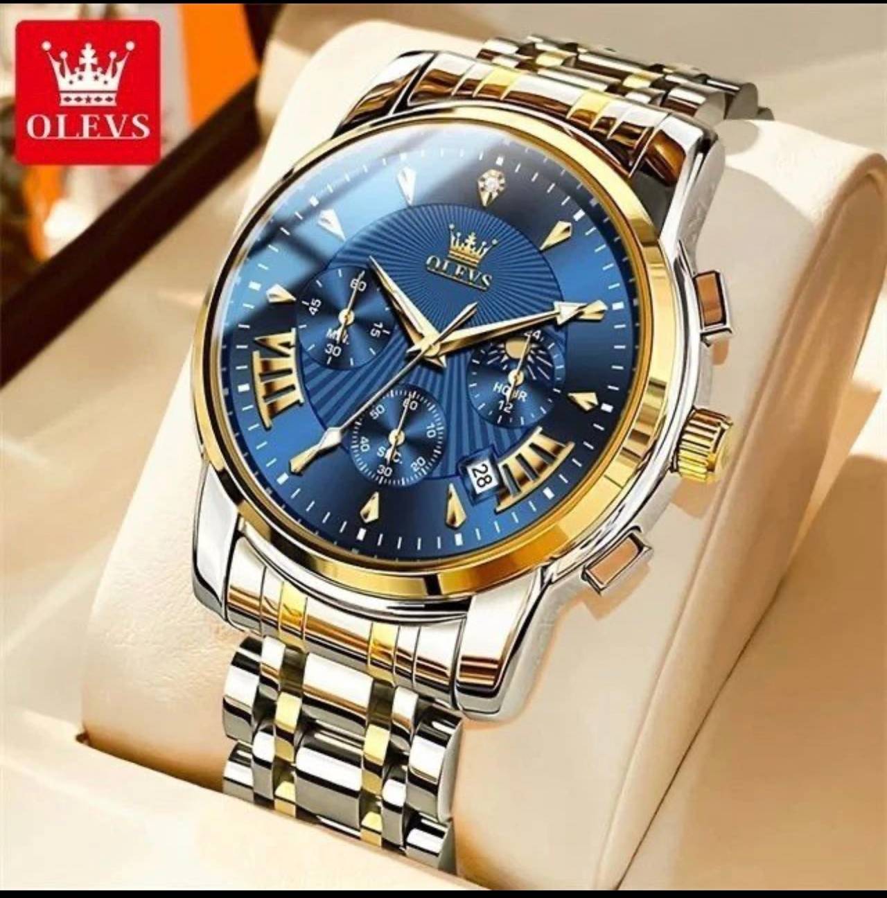 OLEVS Men's Luxury Chronograph Watch 2871 Inv #3070