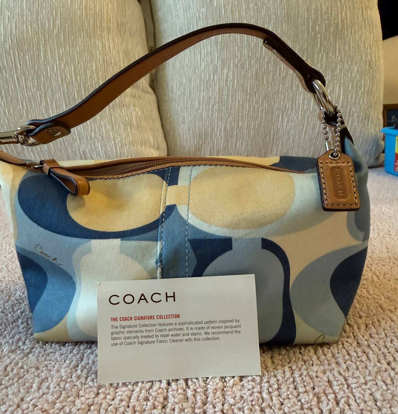 Coach Optic Signature Small Hobo Bag