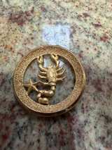 Trifari Vintage Scorpio Zodiac Pendant - Image 4