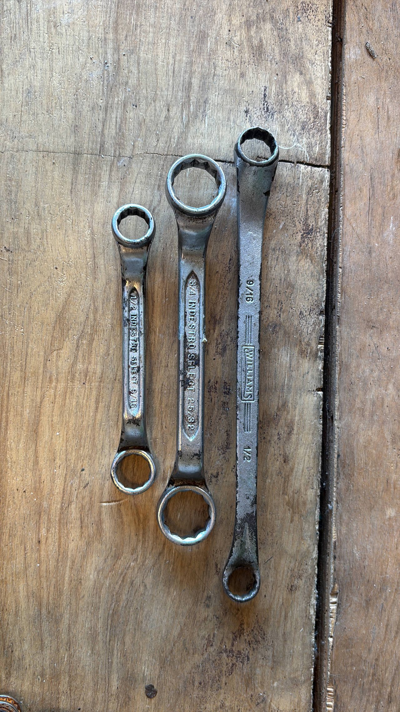 Vintage Williams and Indestro Box End Wrenches