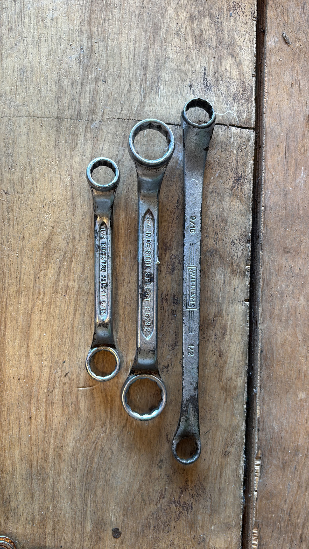 Vintage Williams and Indestro Box End Wrenches