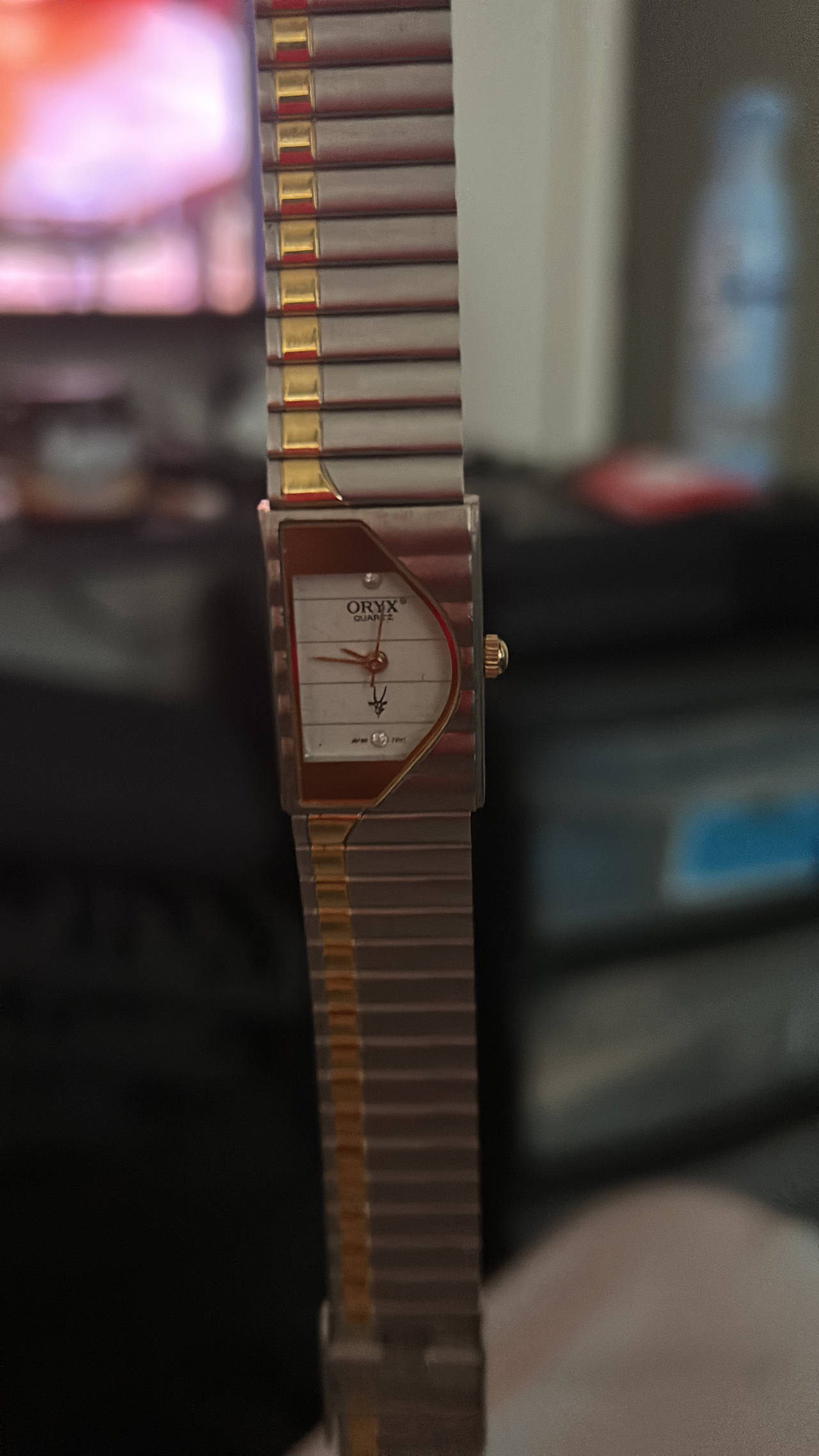 Oryx Vintage Asymmetrical Two-Tone Quartz Watch