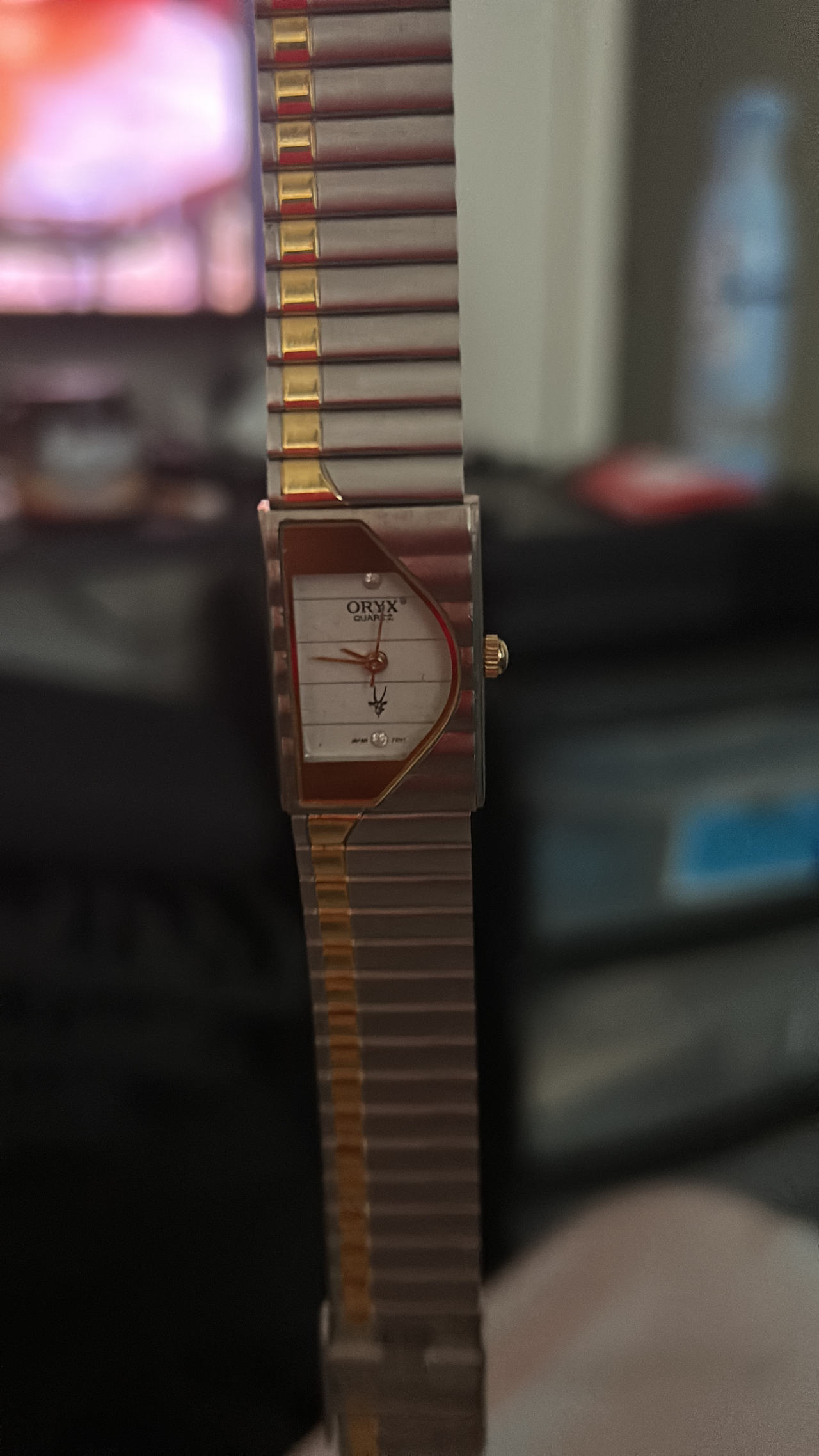 Oryx Vintage Asymmetrical Two-Tone Quartz Watch