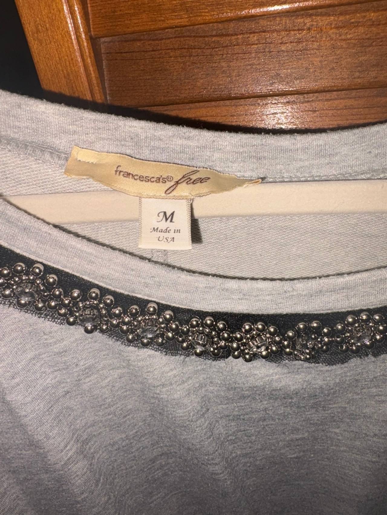 Francesca's Free Embellished Neckline Dress