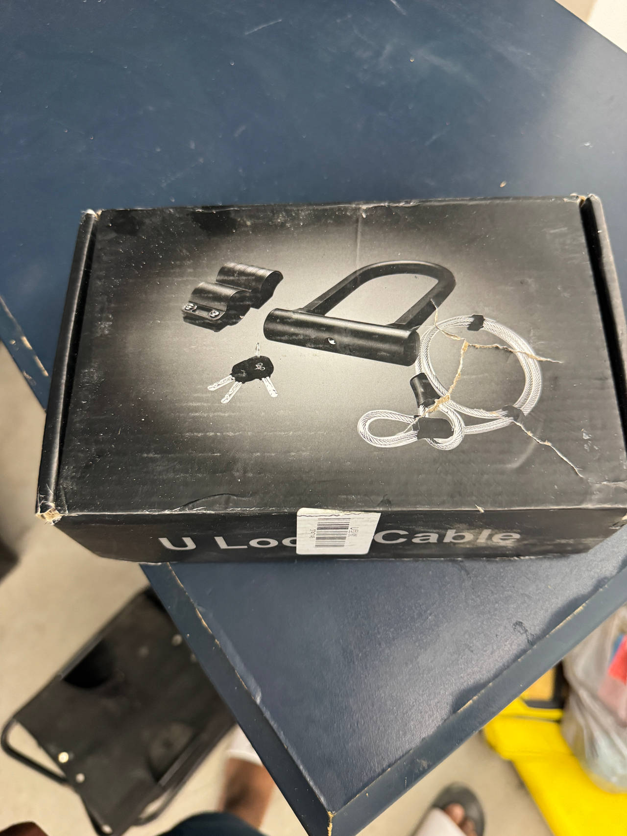 U Lock with Cable