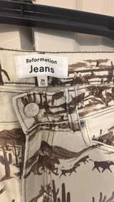 Reformation Cynthia Western Toile Jeans - Image 2