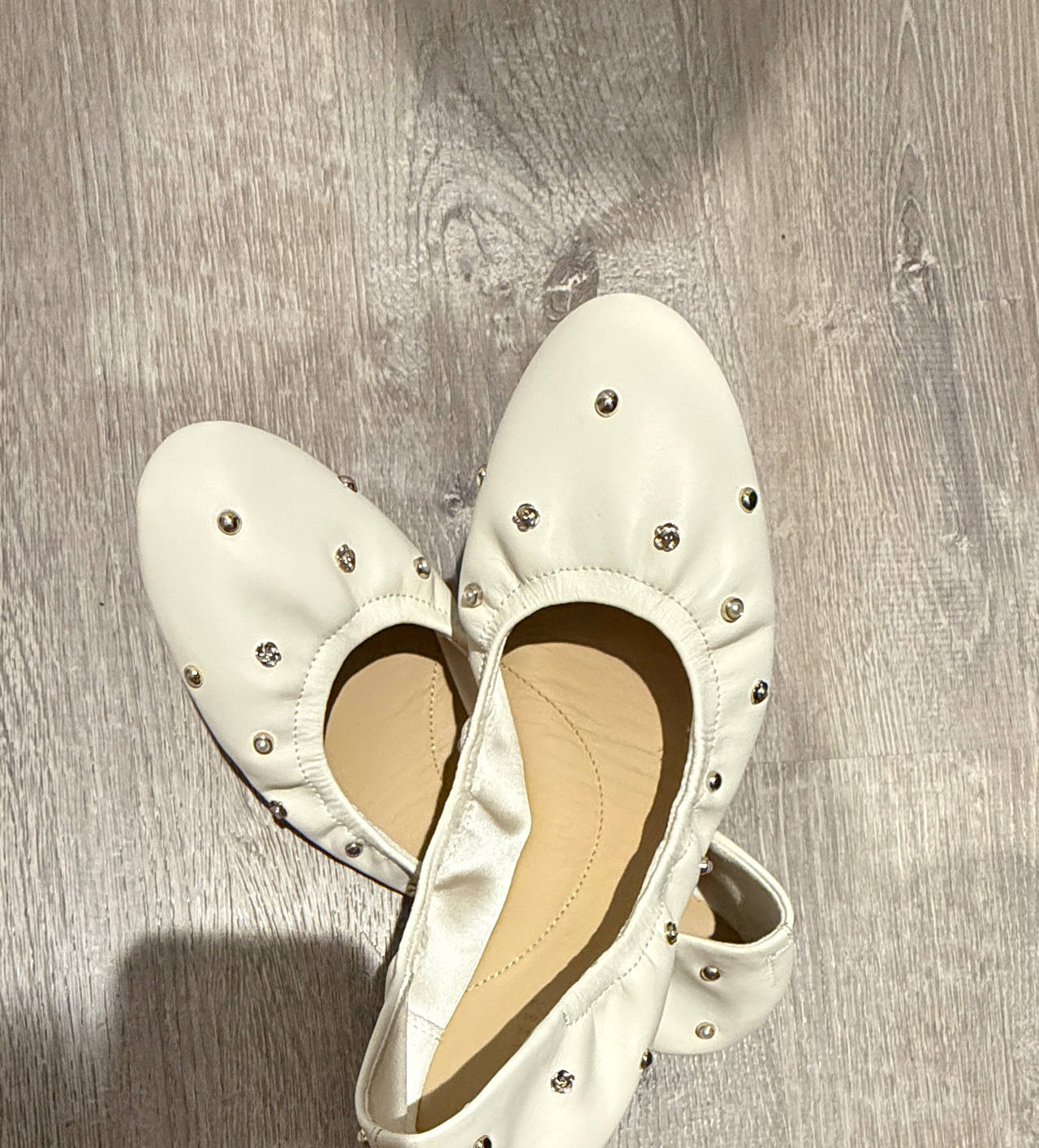 Ted Baker Travel Ballet Flat Studded
